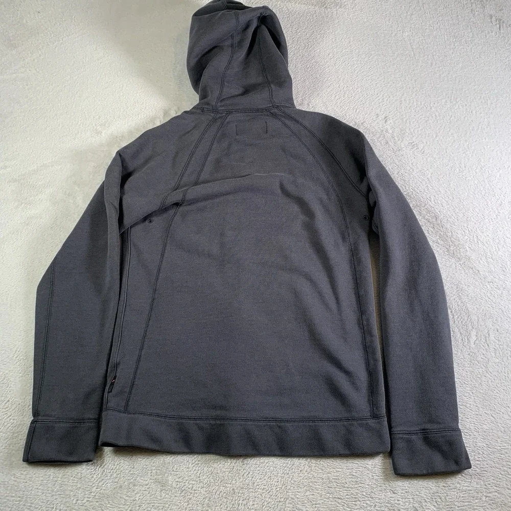 Jordan Nike Wings Fleece Hoodie Sweatshirt Gray 860196-063 Full Zip Size Medium‎